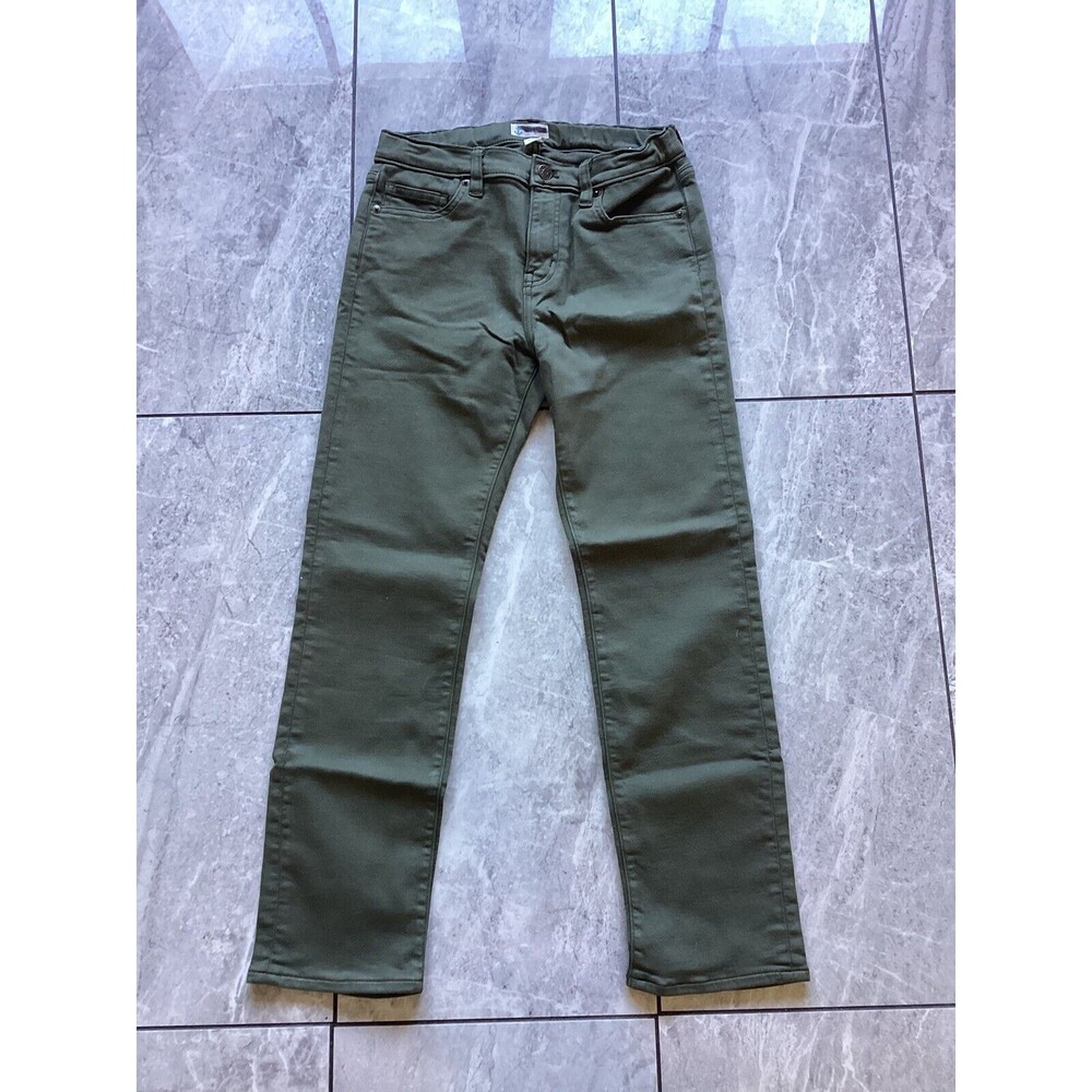 J. Crew Crew cuts Girls NWOT Green Slim Jeans 12